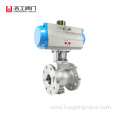 Pneumatic V type Ball Valve V notch segmented